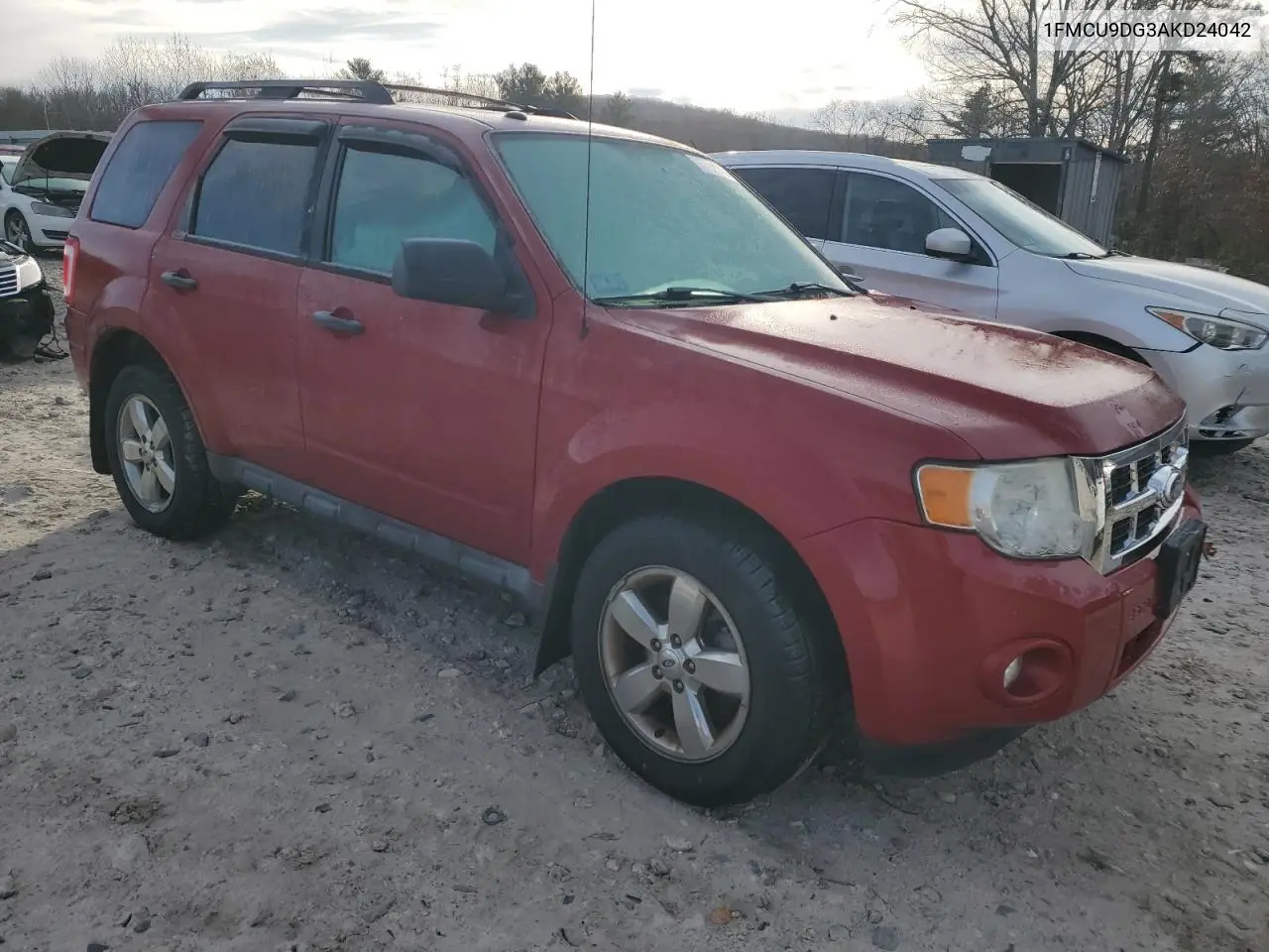 1FMCU9DG3AKD24042 2010 Ford Escape Xlt