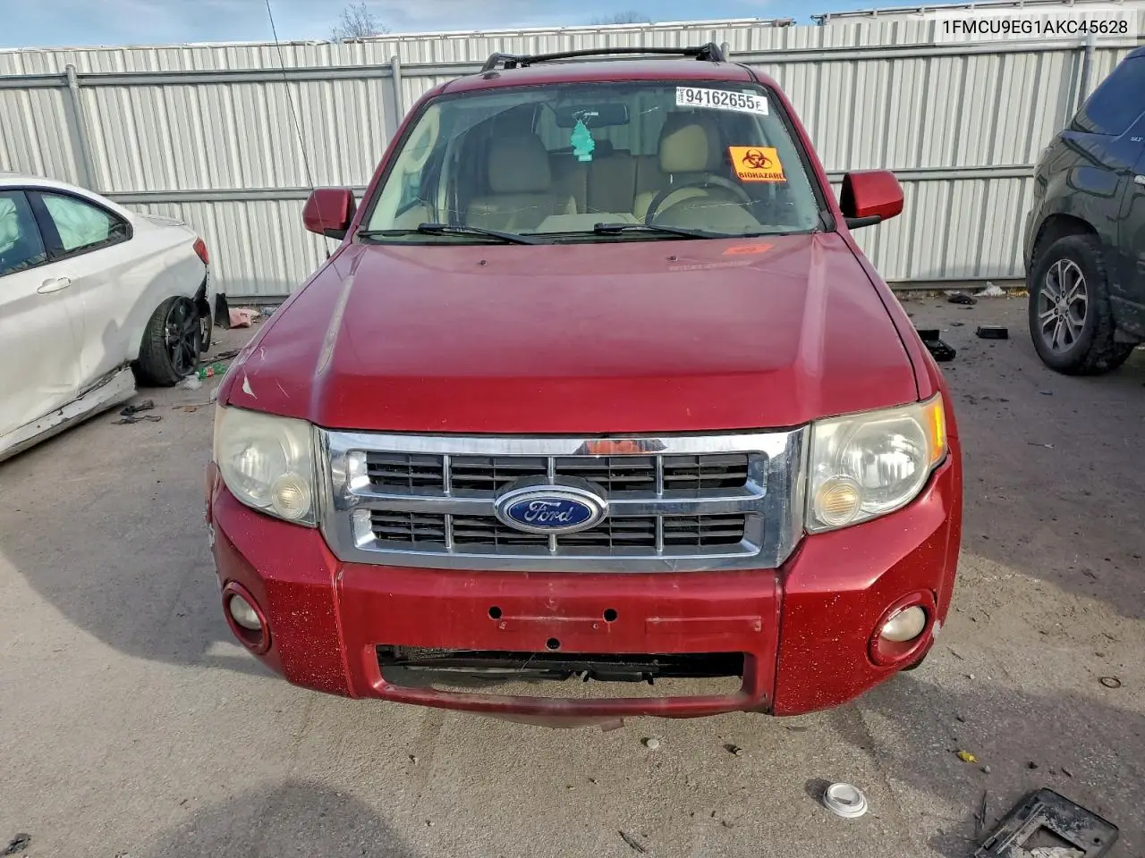 1FMCU9EG1AKC45628 2010 Ford Escape Limited