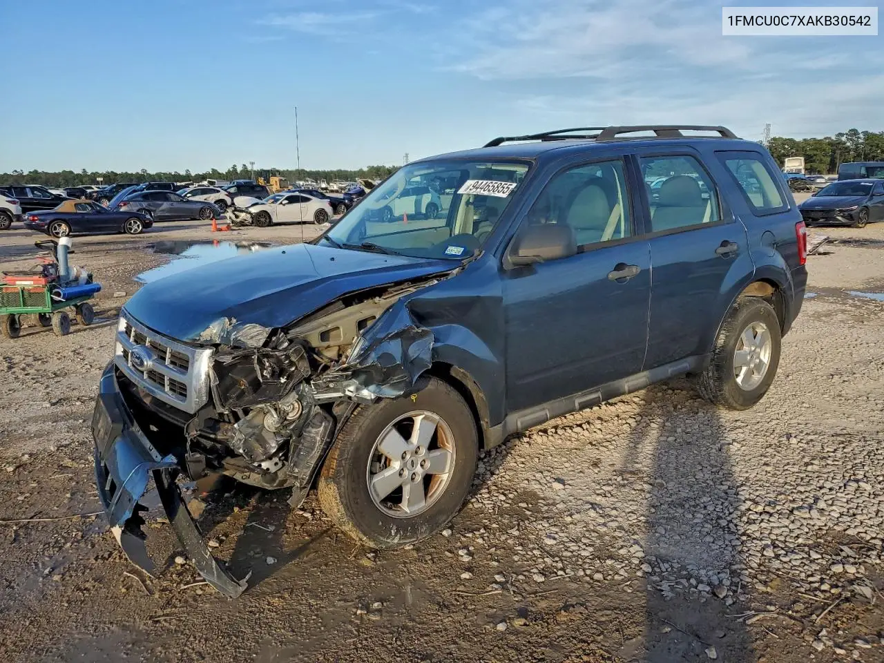 1FMCU0C7XAKB30542 2010 Ford Escape Xls