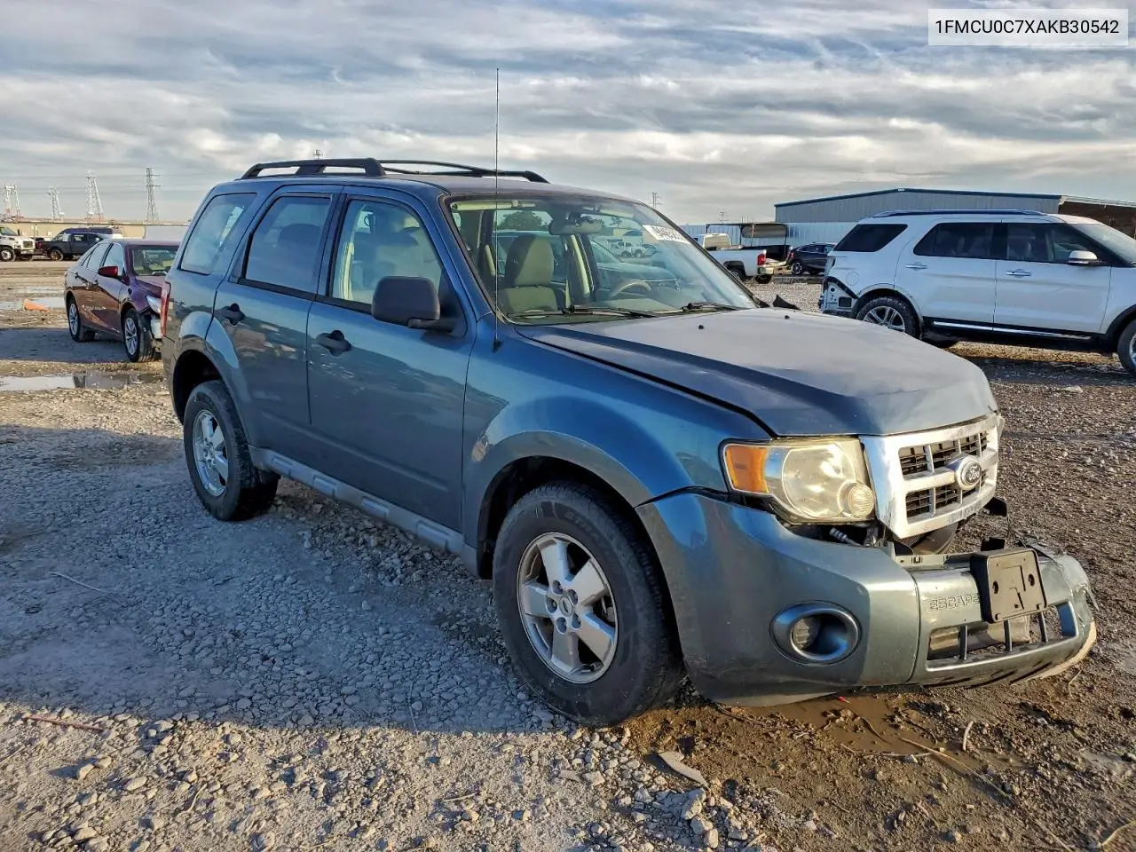 1FMCU0C7XAKB30542 2010 Ford Escape Xls
