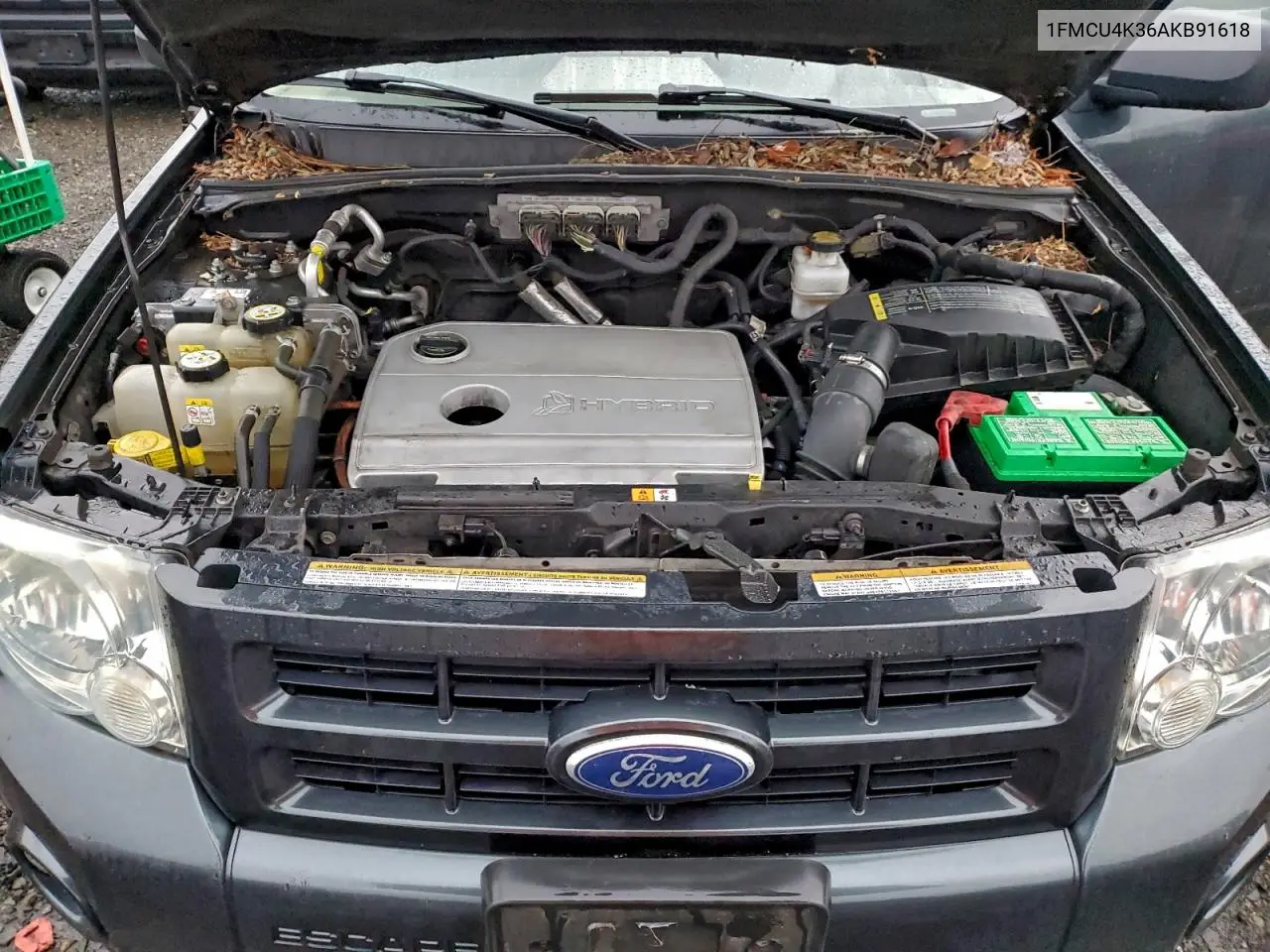 1FMCU4K36AKB91618 2010 Ford Escape Hybrid