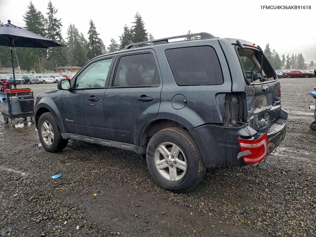 1FMCU4K36AKB91618 2010 Ford Escape Hybrid
