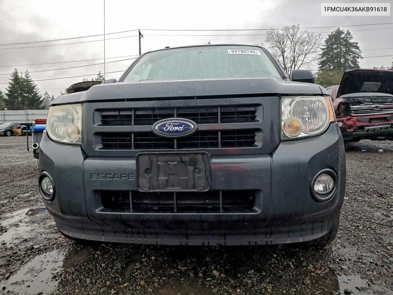 1FMCU4K36AKB91618 2010 Ford Escape Hybrid