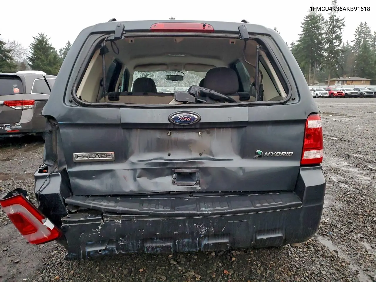 1FMCU4K36AKB91618 2010 Ford Escape Hybrid