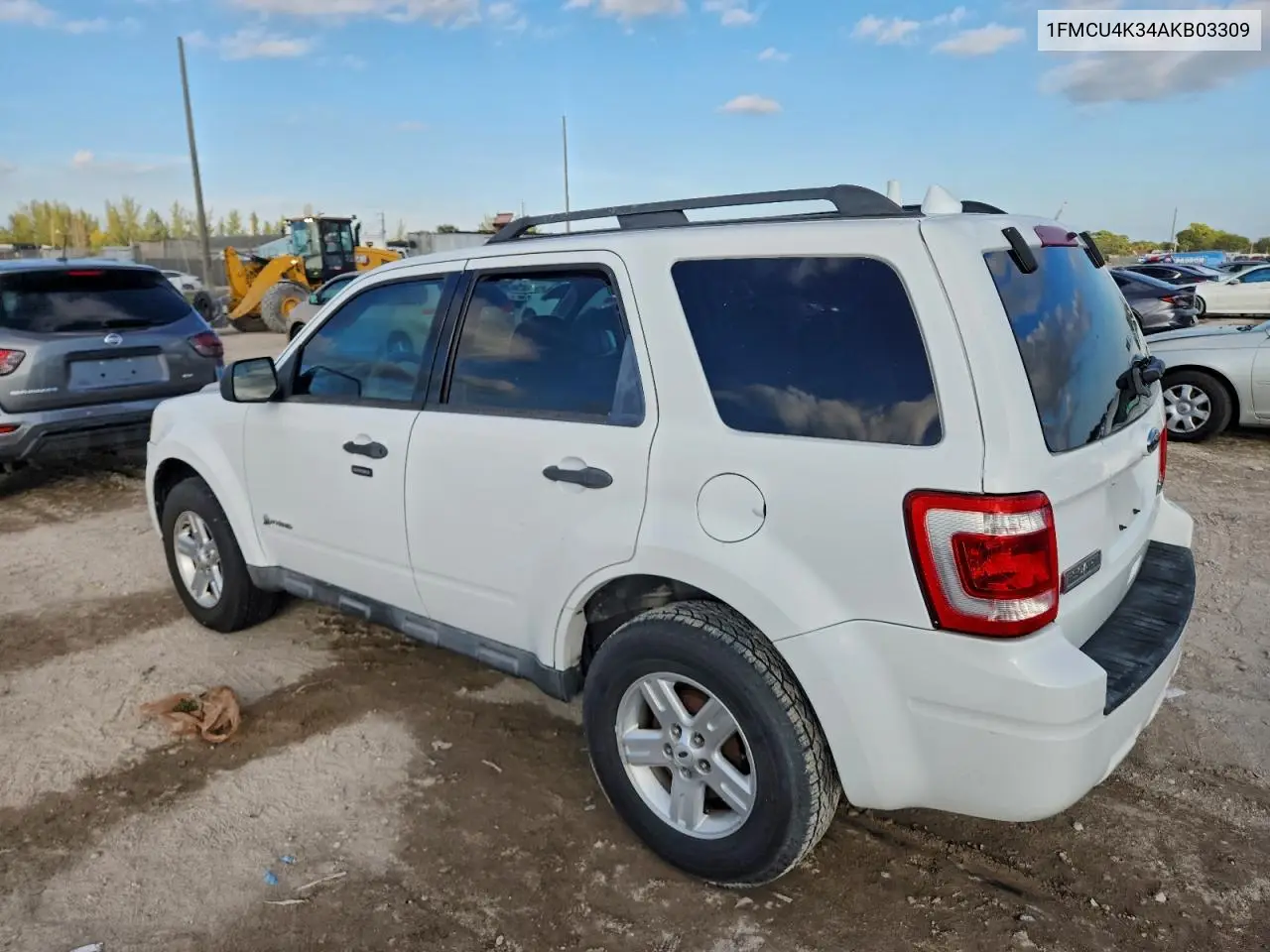 1FMCU4K34AKB03309 2010 Ford Escape Hybrid