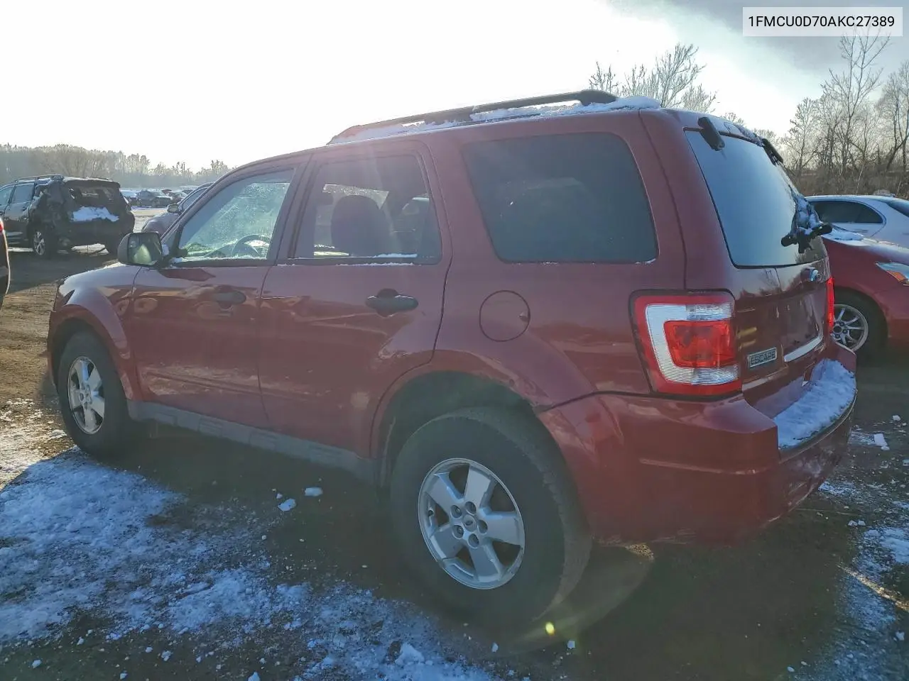 1FMCU0D70AKC27389 2010 Ford Escape Xlt