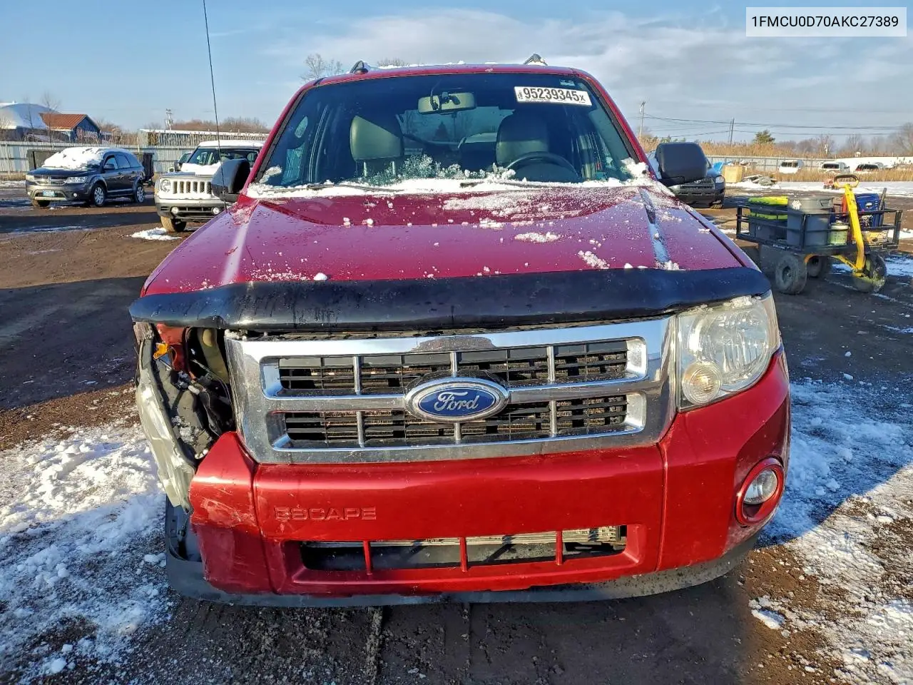 1FMCU0D70AKC27389 2010 Ford Escape Xlt
