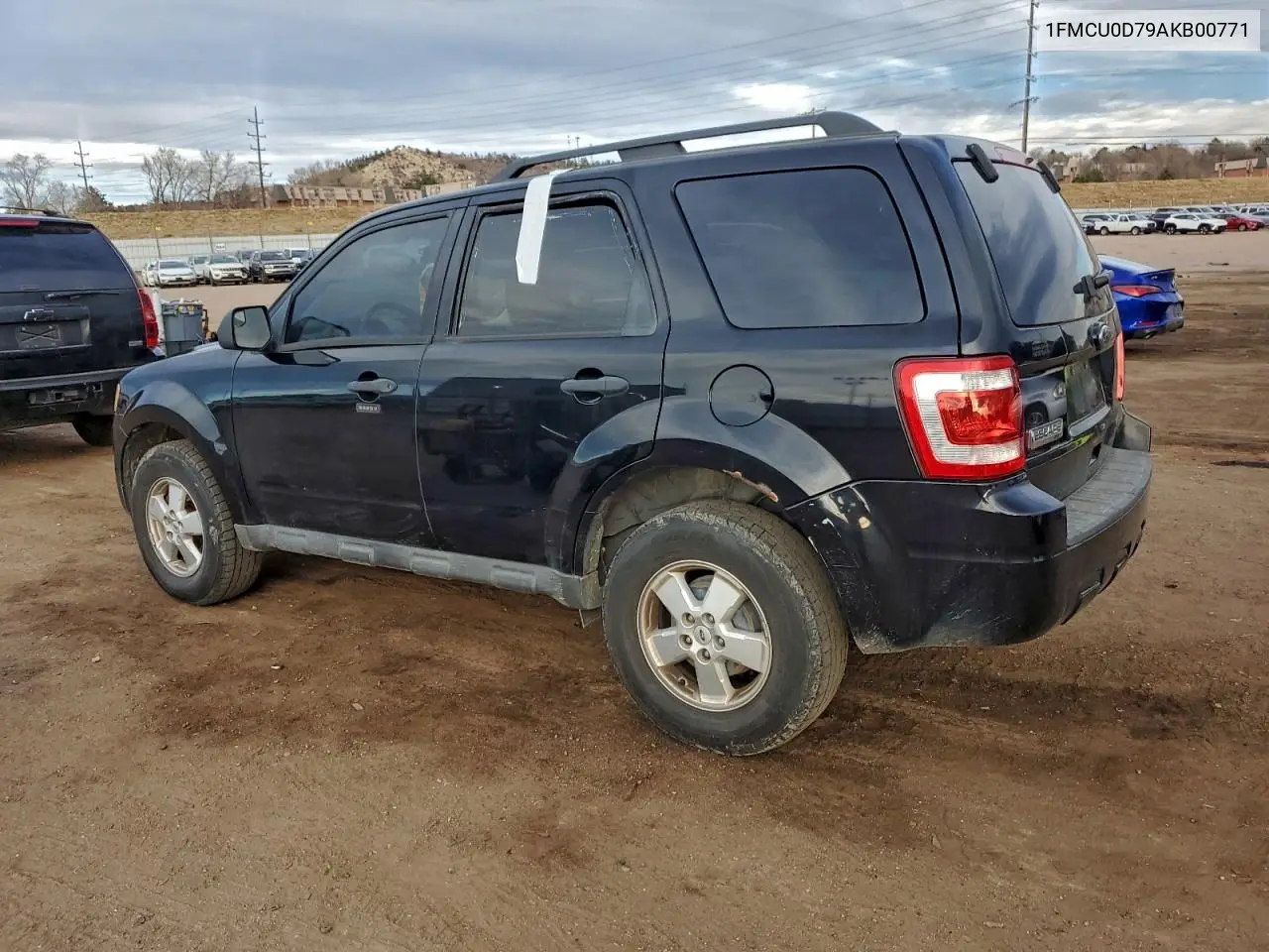 1FMCU0D79AKB00771 2010 Ford Escape Xlt
