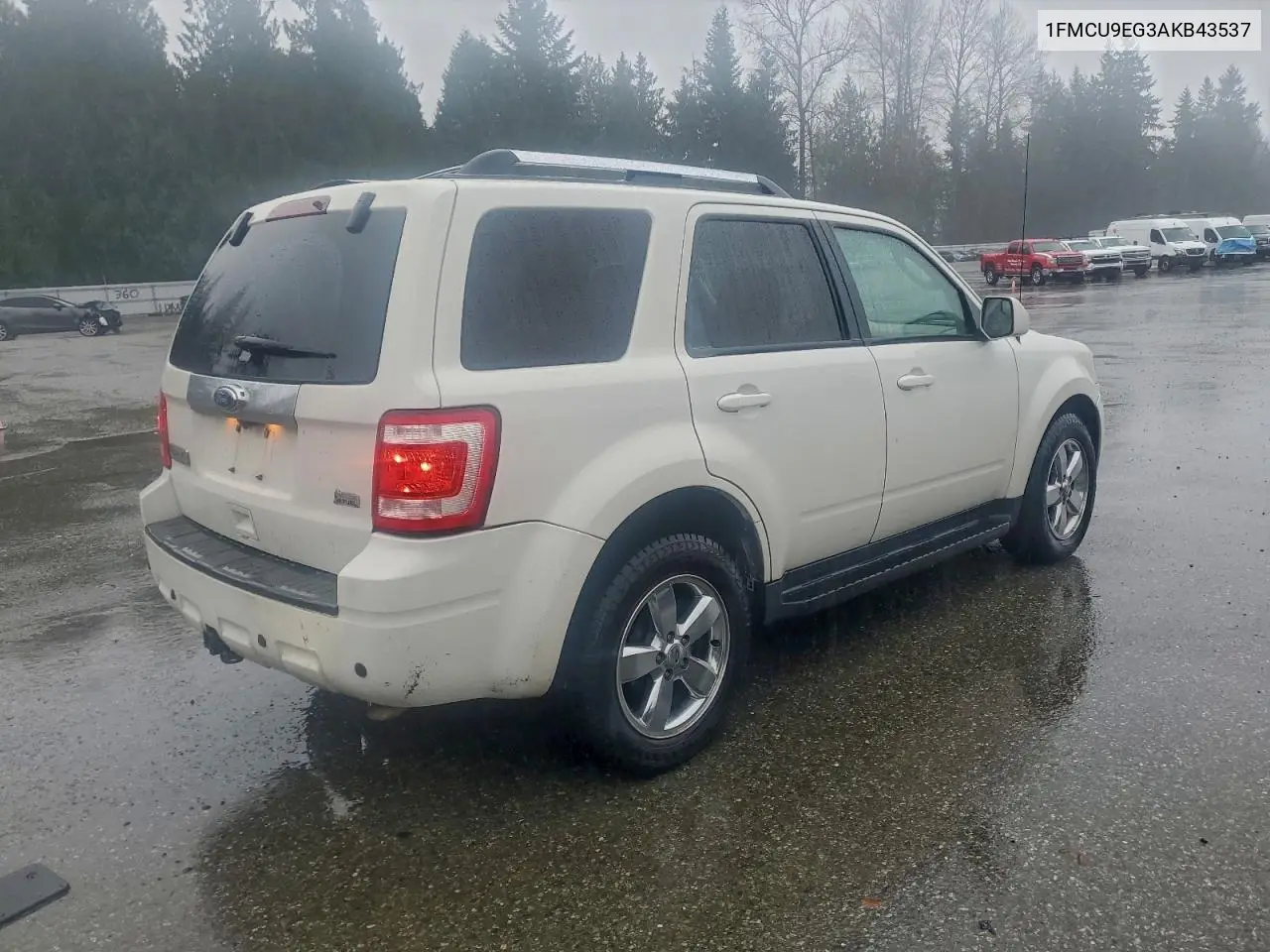 1FMCU9EG3AKB43537 2010 Ford Escape Limited