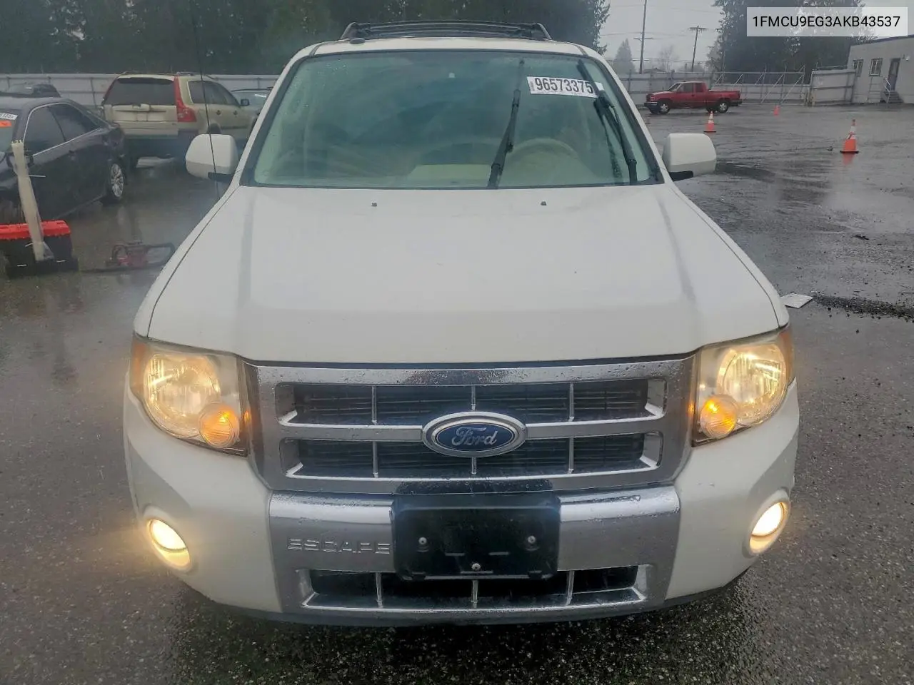 1FMCU9EG3AKB43537 2010 Ford Escape Limited