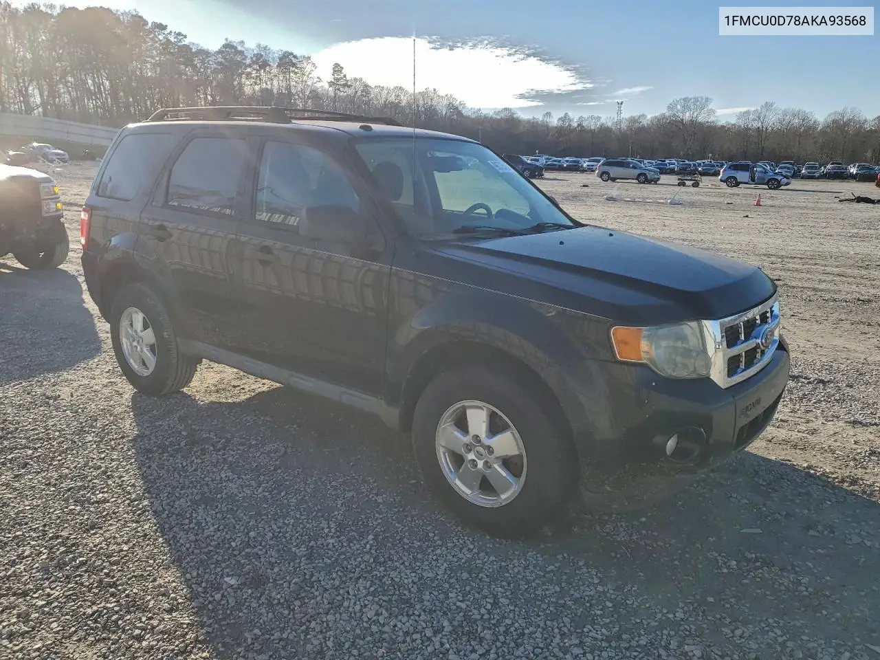 1FMCU0D78AKA93568 2010 Ford Escape Xlt