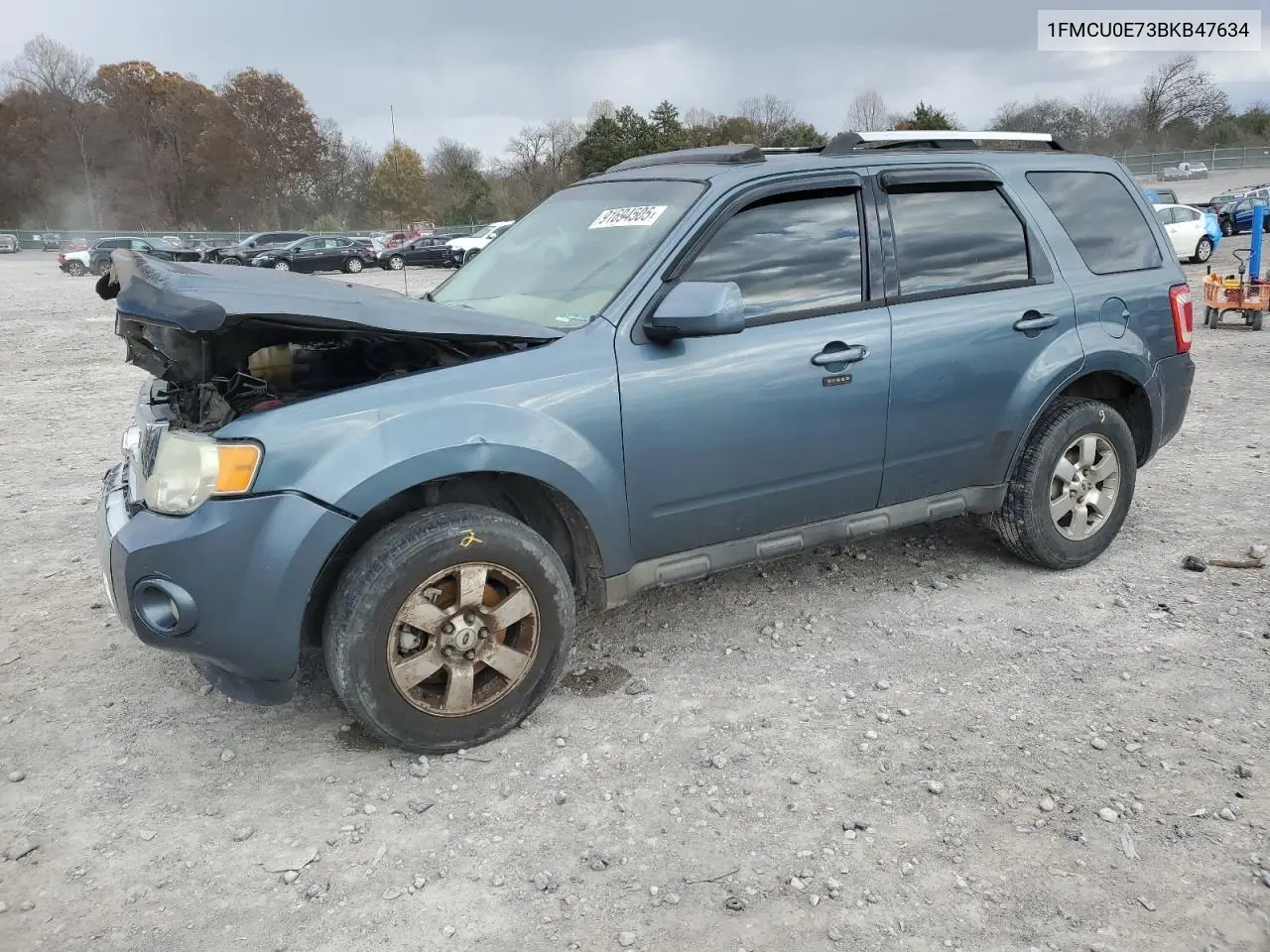 1FMCU0E73BKB47634 2011 Ford Escape Limited