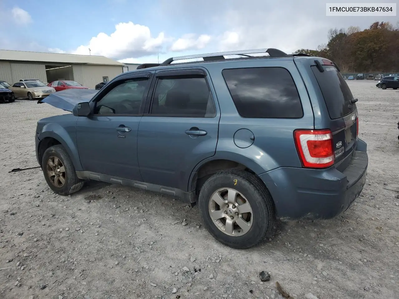 1FMCU0E73BKB47634 2011 Ford Escape Limited
