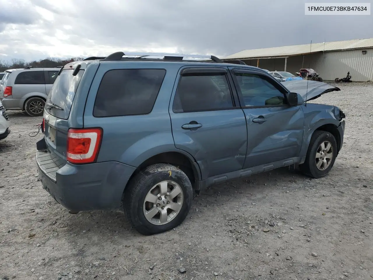 1FMCU0E73BKB47634 2011 Ford Escape Limited