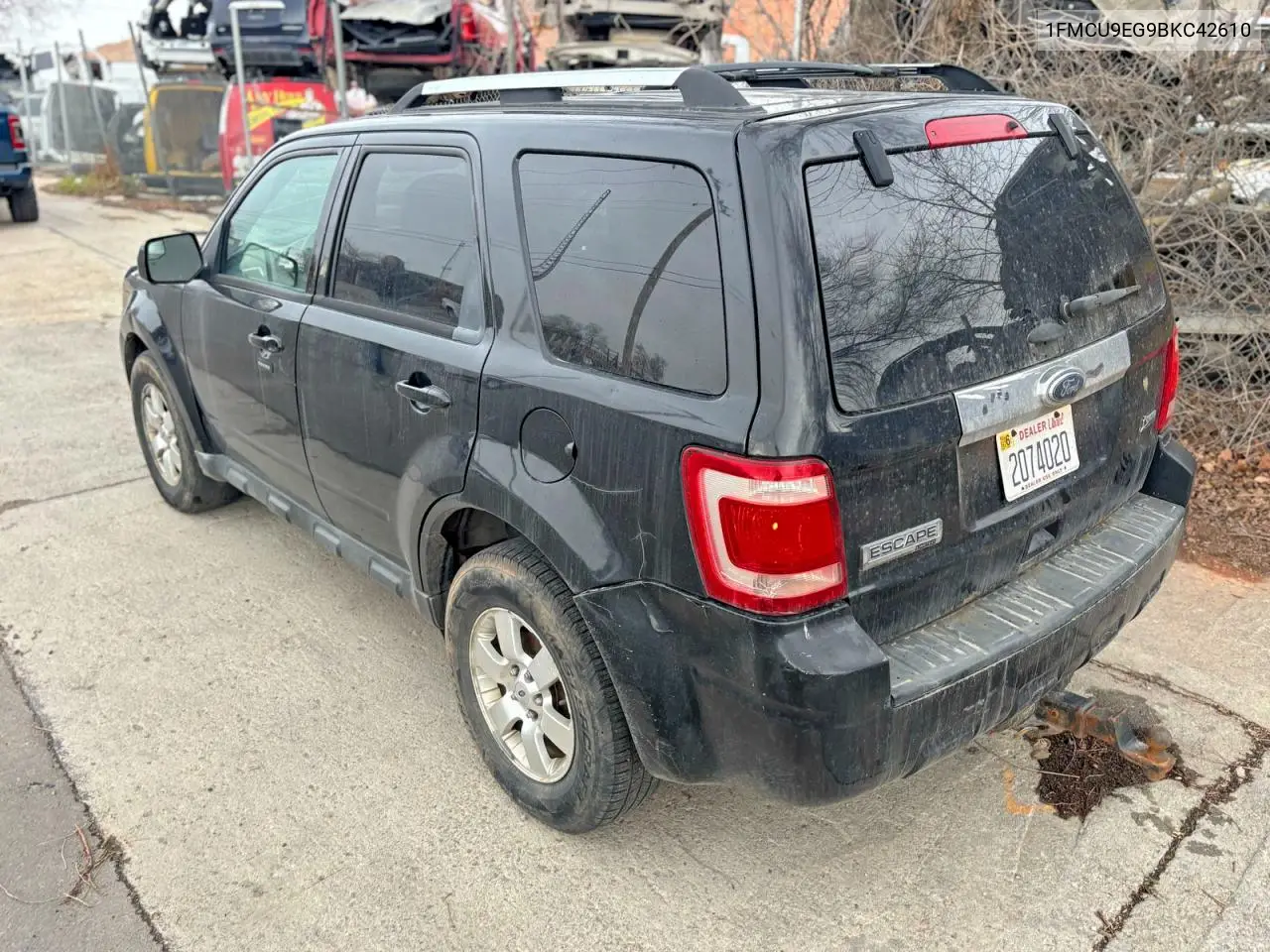 1FMCU9EG9BKC42610 2011 Ford Escape Limited