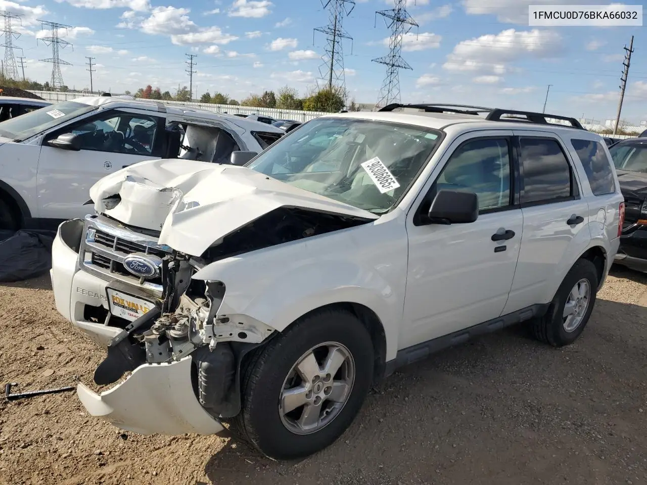 1FMCU0D76BKA66032 2011 Ford Escape Xlt
