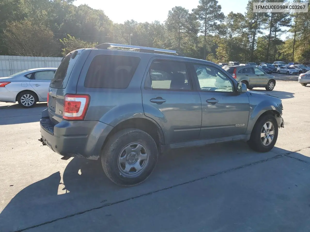 1FMCU0EG9BKC03267 2011 Ford Escape Limited