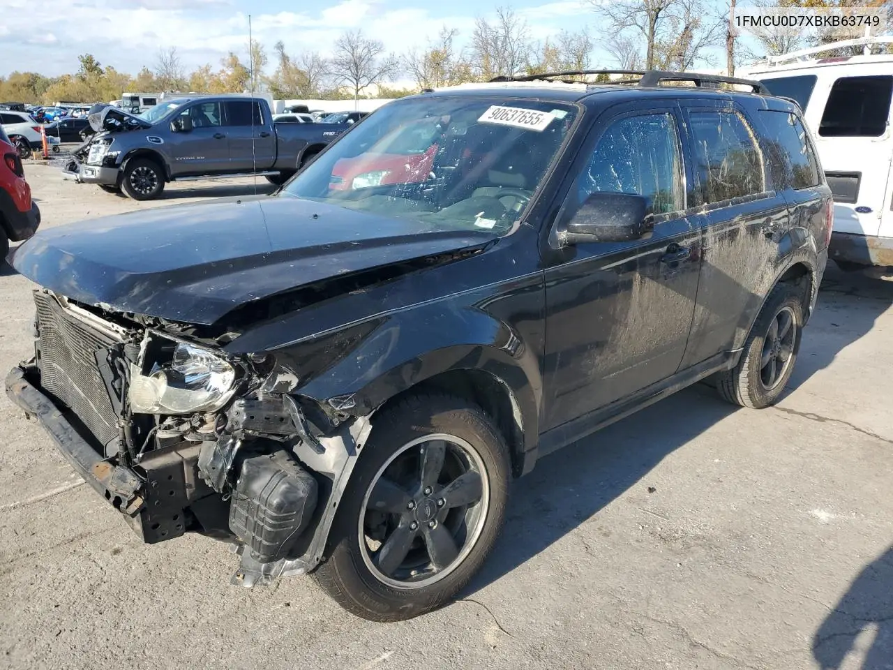 1FMCU0D7XBKB63749 2011 Ford Escape Xlt