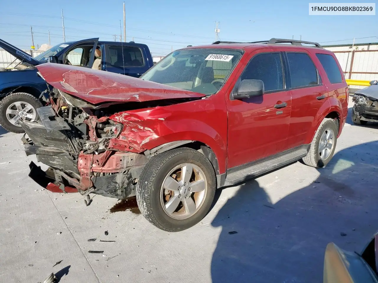 1FMCU9DG8BKB02369 2011 Ford Escape Xlt