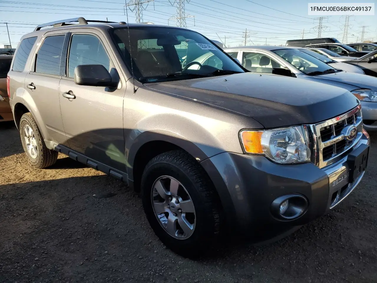 1FMCU0EG6BKC49137 2011 Ford Escape Limited