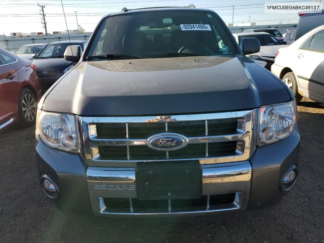 1FMCU0EG6BKC49137 2011 Ford Escape Limited
