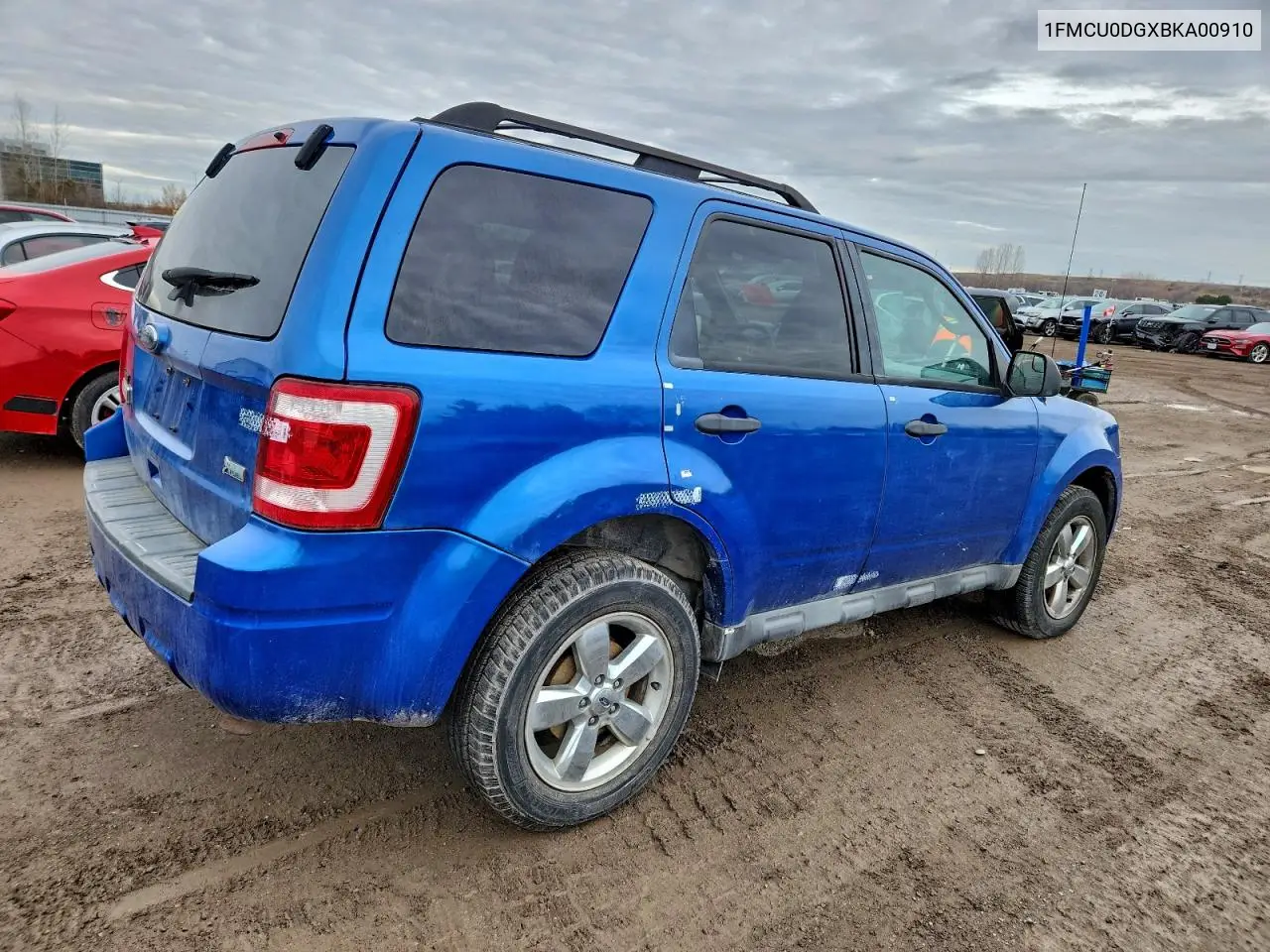1FMCU0DGXBKA00910 2011 Ford Escape Xlt