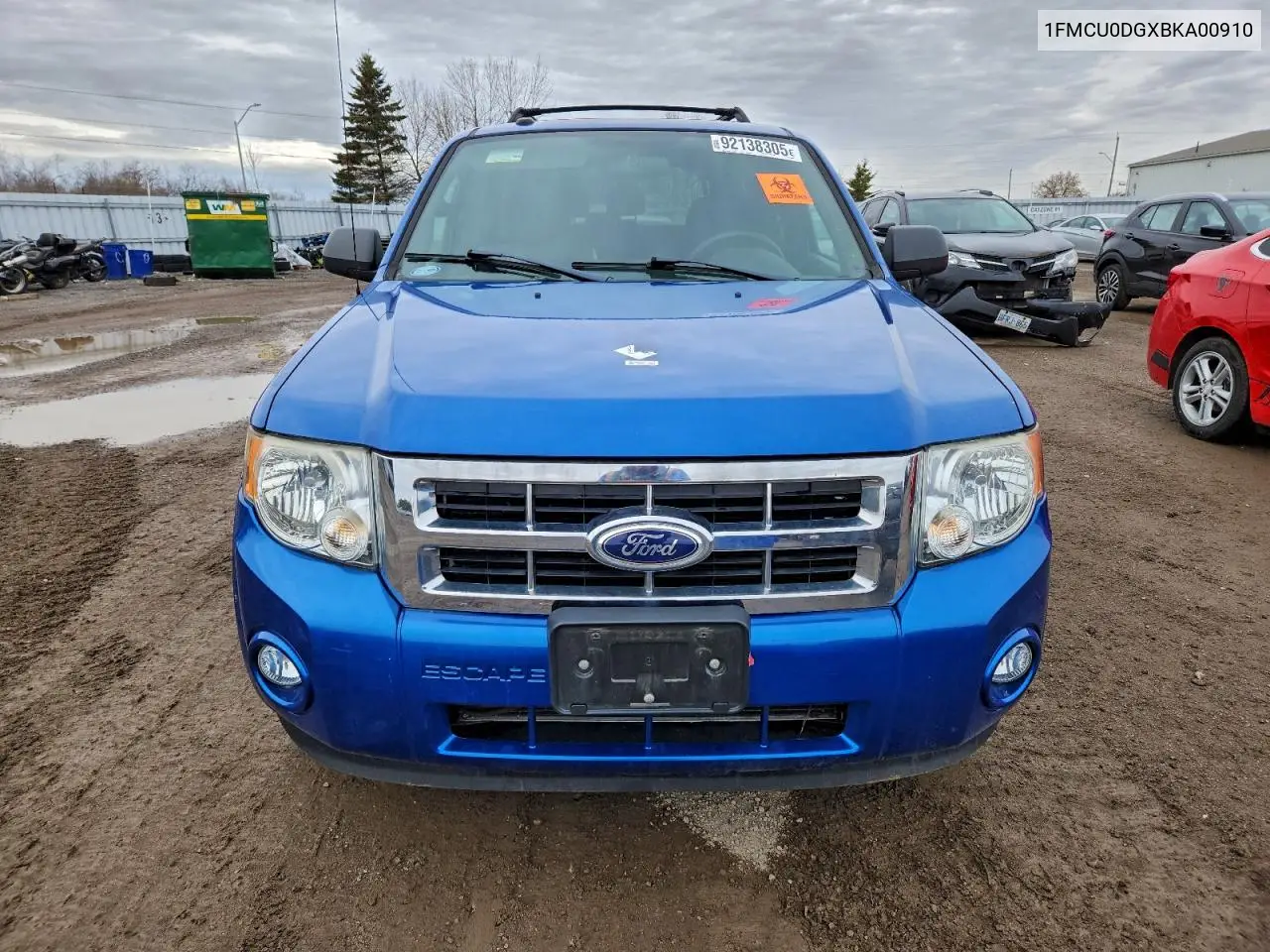 1FMCU0DGXBKA00910 2011 Ford Escape Xlt