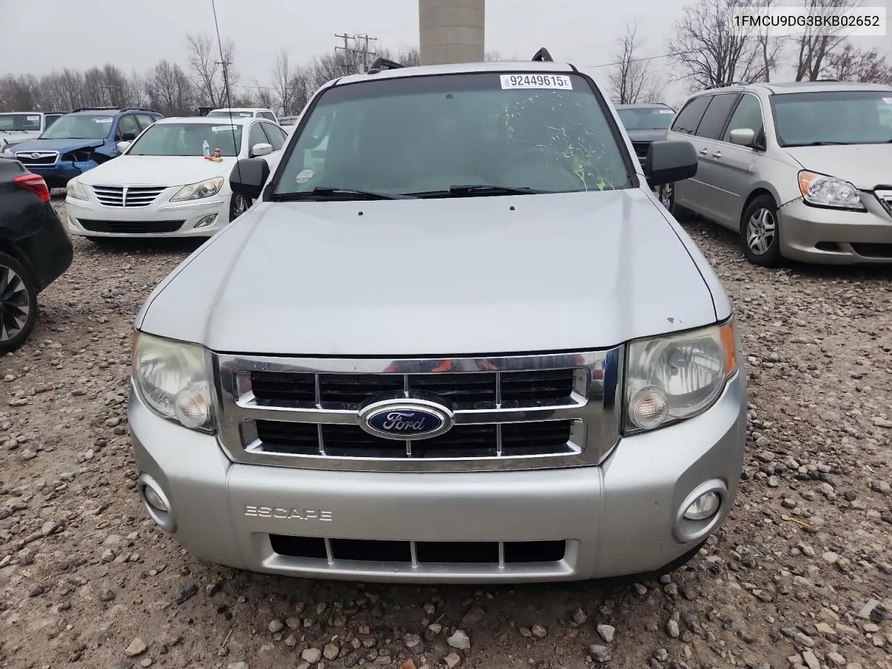1FMCU9DG3BKB02652 2011 Ford Escape Xlt