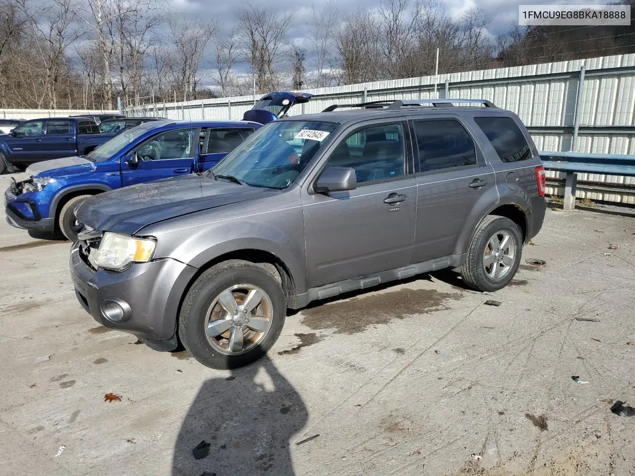 1FMCU9EG8BKA18888 2011 Ford Escape Limited