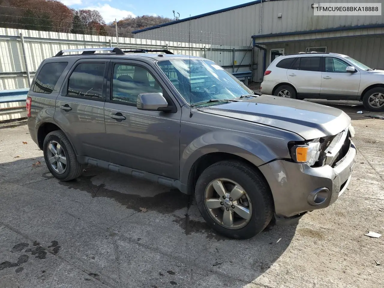 1FMCU9EG8BKA18888 2011 Ford Escape Limited
