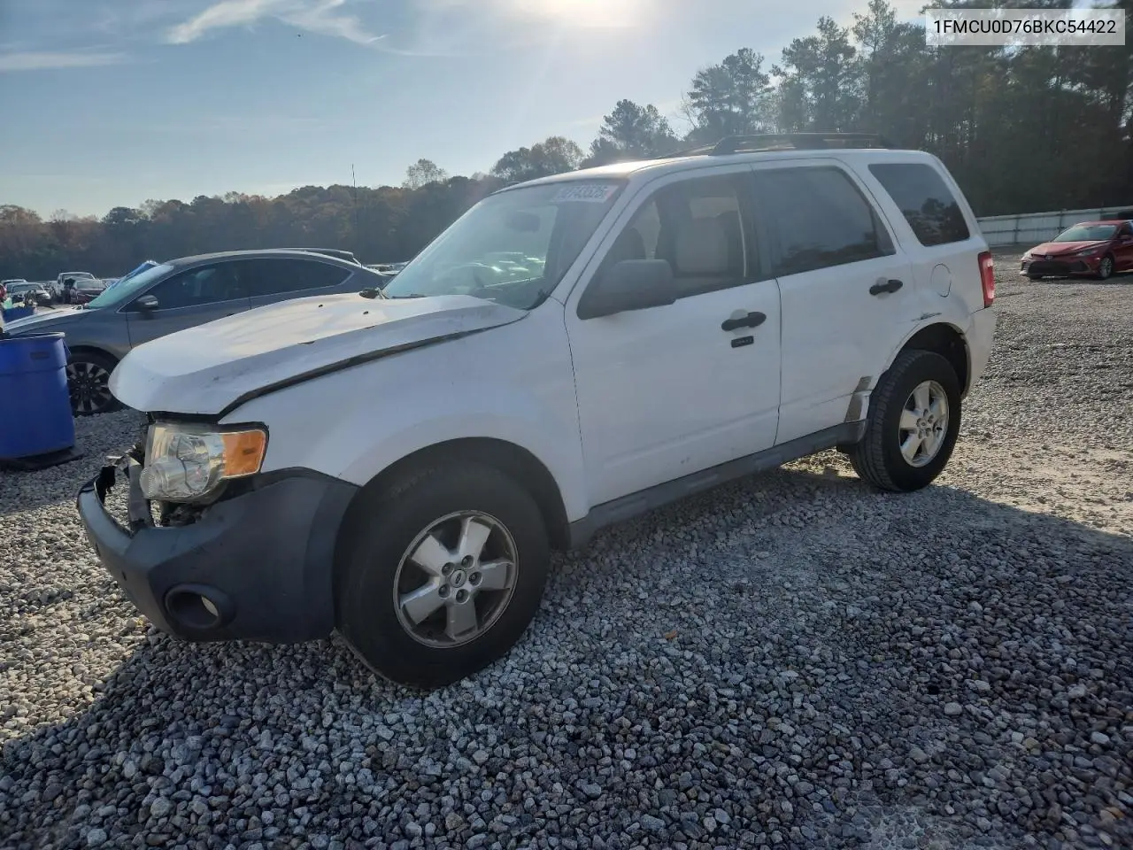 1FMCU0D76BKC54422 2011 Ford Escape Xlt