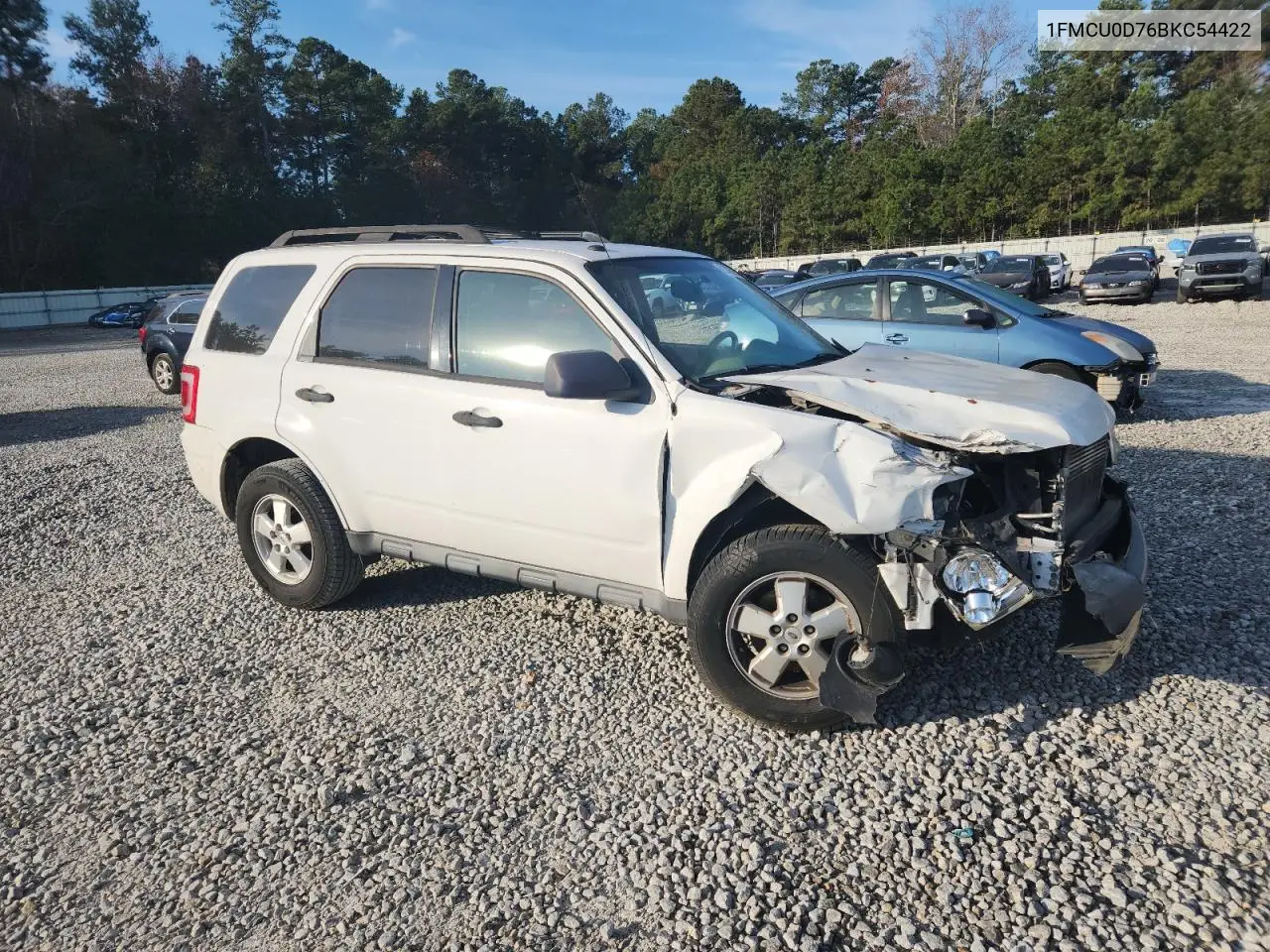 1FMCU0D76BKC54422 2011 Ford Escape Xlt