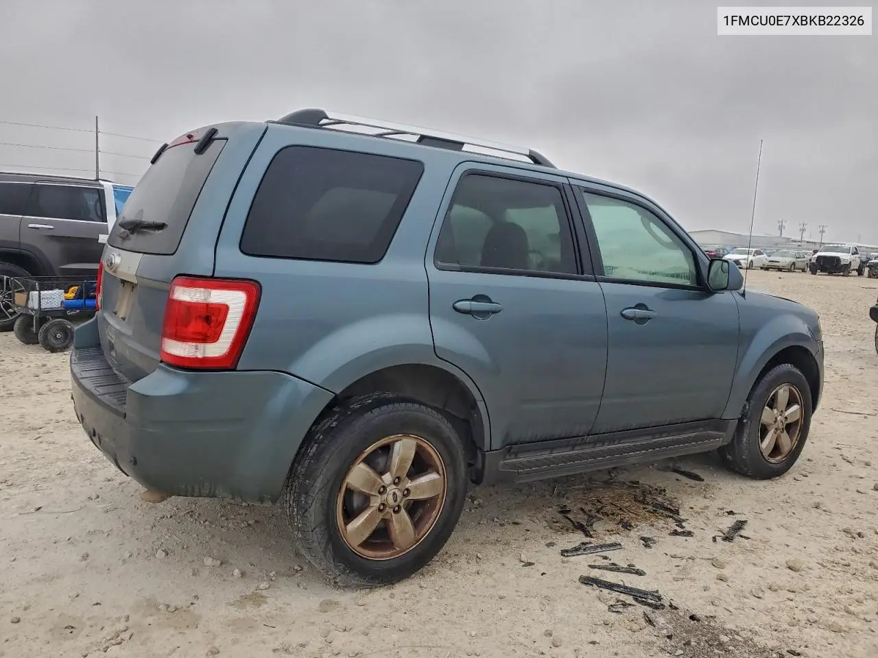 1FMCU0E7XBKB22326 2011 Ford Escape Limited