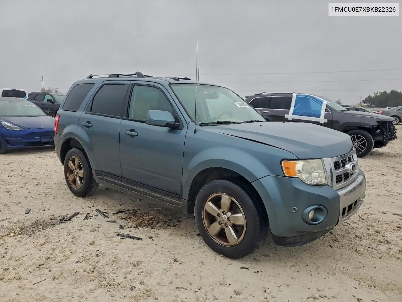 1FMCU0E7XBKB22326 2011 Ford Escape Limited