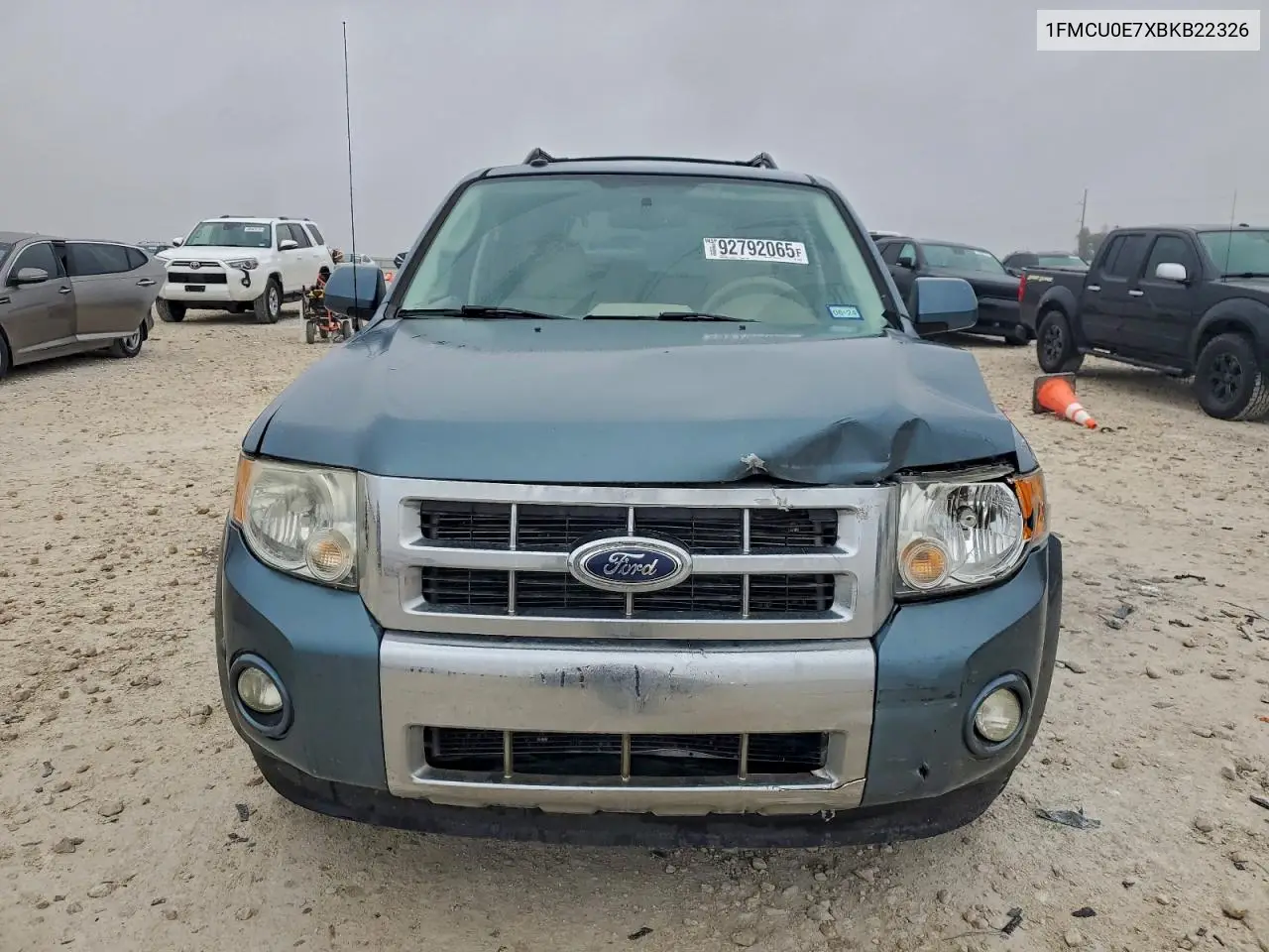 1FMCU0E7XBKB22326 2011 Ford Escape Limited