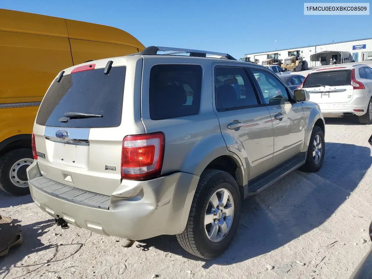 1FMCU0EGXBKC08509 2011 Ford Escape Limited