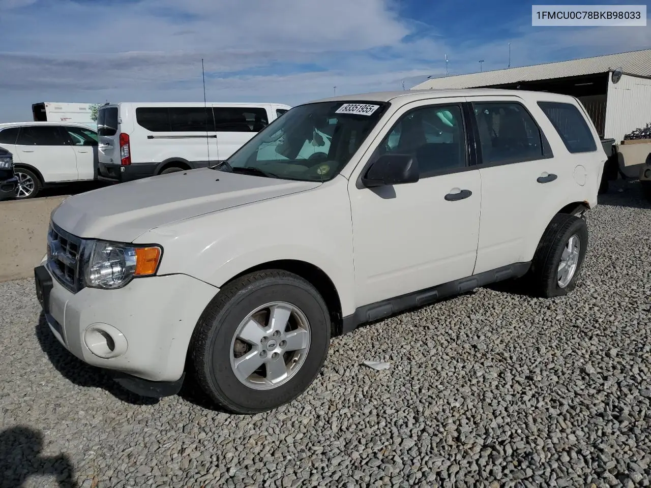 1FMCU0C78BKB98033 2011 Ford Escape Xls