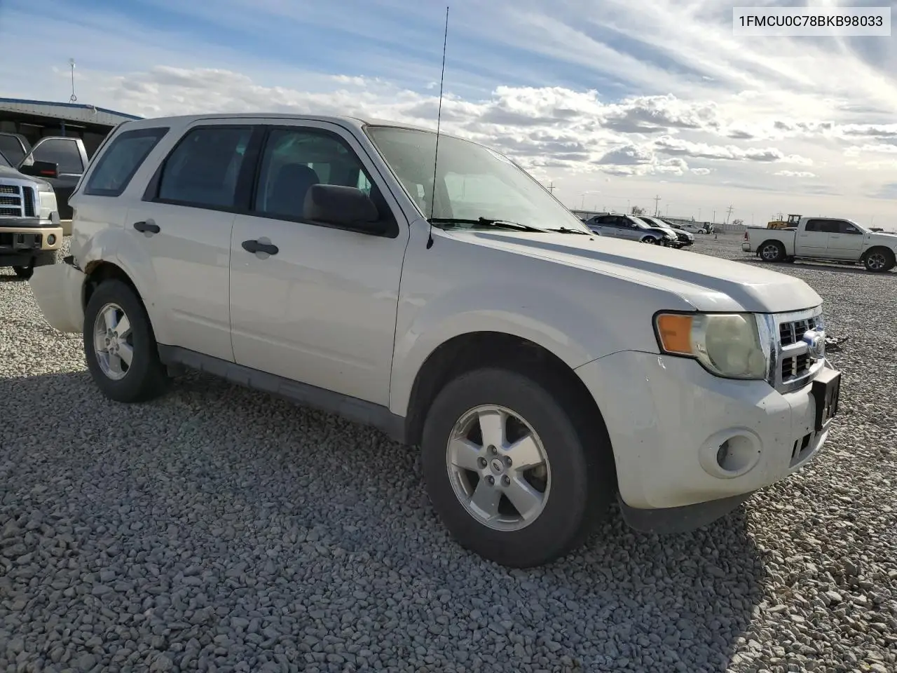 1FMCU0C78BKB98033 2011 Ford Escape Xls