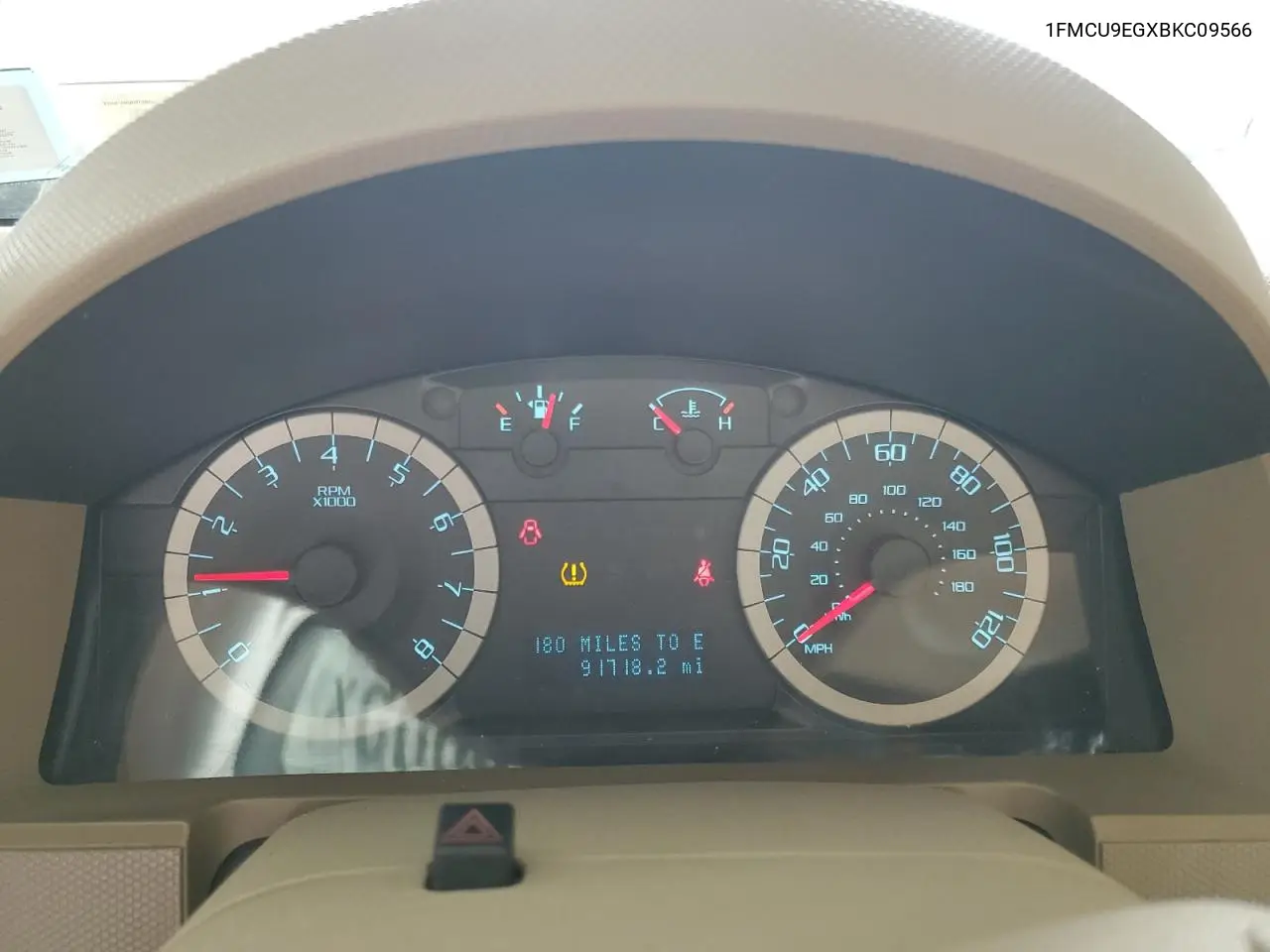 1FMCU9EGXBKC09566 2011 Ford Escape Limited