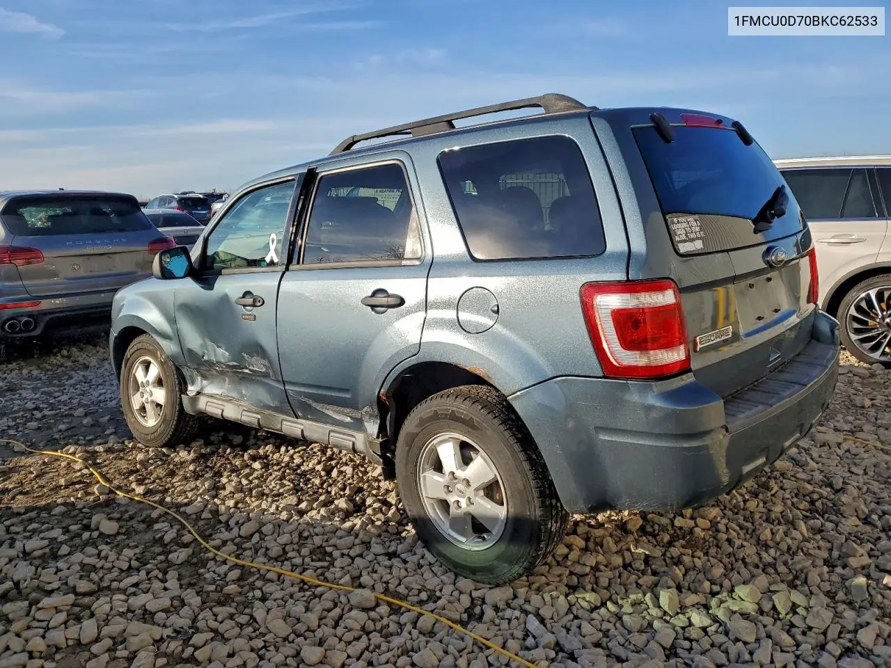 1FMCU0D70BKC62533 2011 Ford Escape Xlt