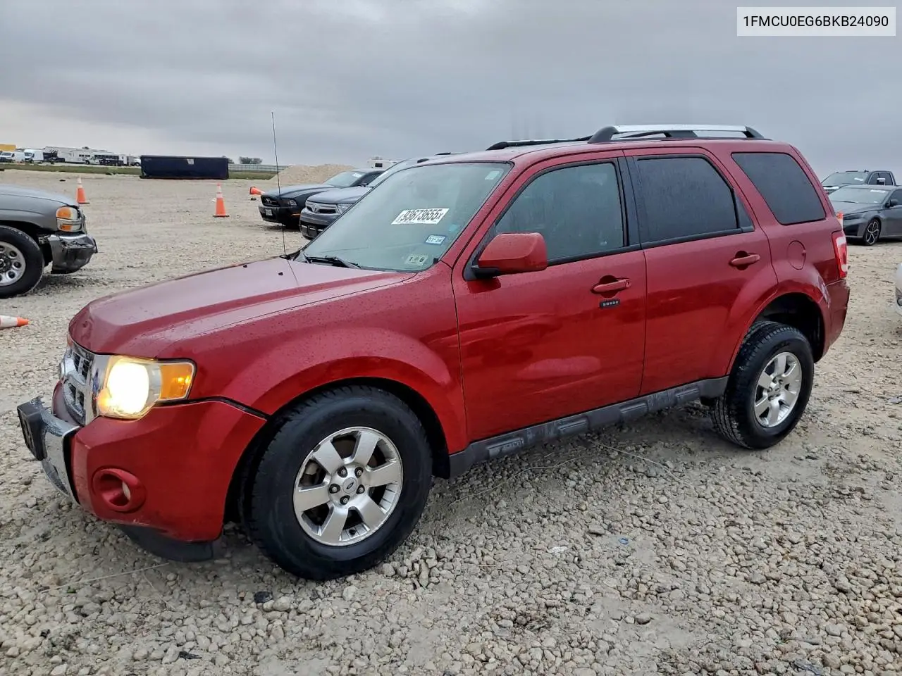 1FMCU0EG6BKB24090 2011 Ford Escape Limited