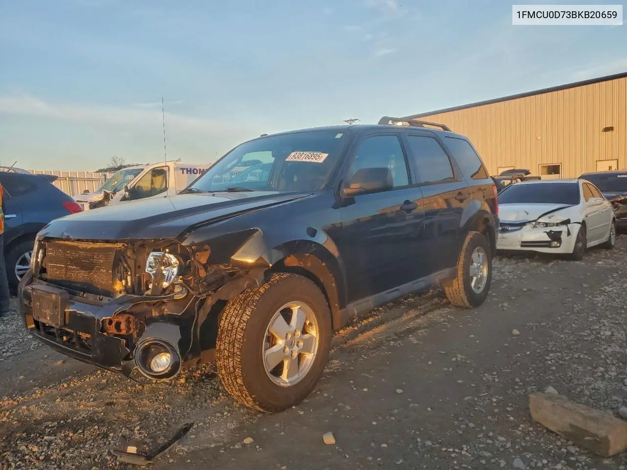 1FMCU0D73BKB20659 2011 Ford Escape Xlt