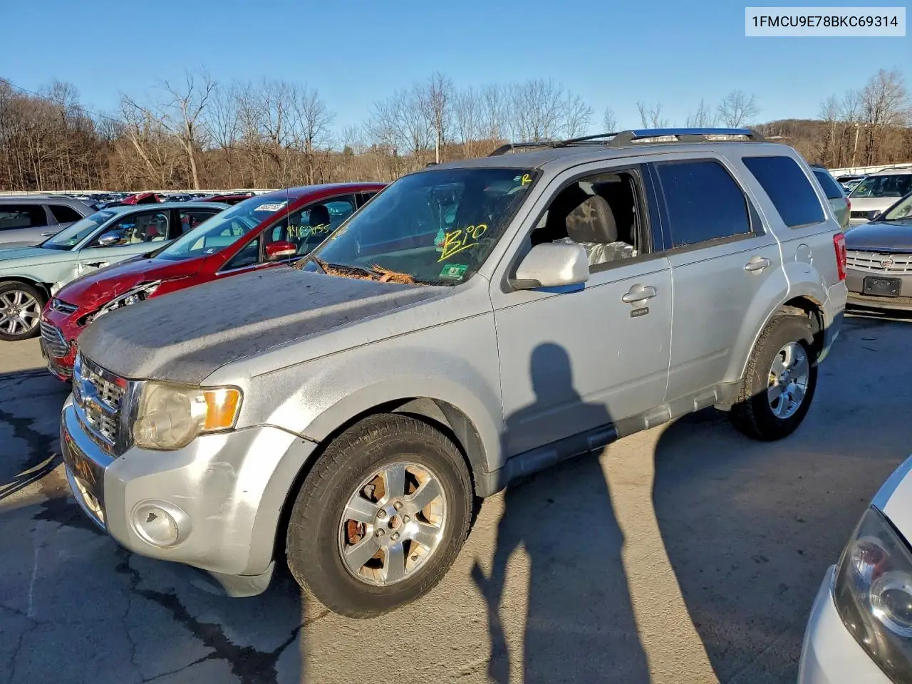 1FMCU9E78BKC69314 2011 Ford Escape Limited
