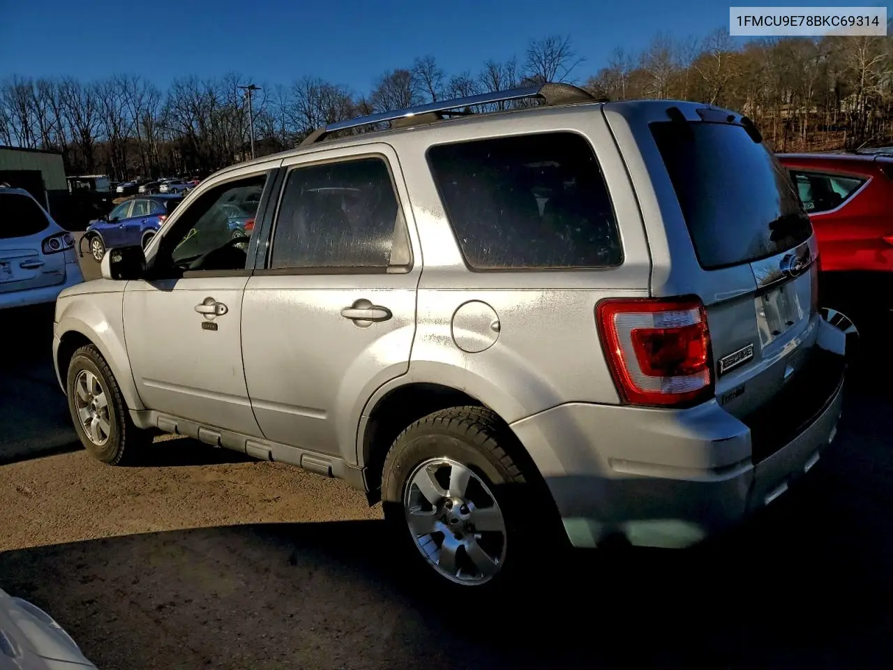 1FMCU9E78BKC69314 2011 Ford Escape Limited