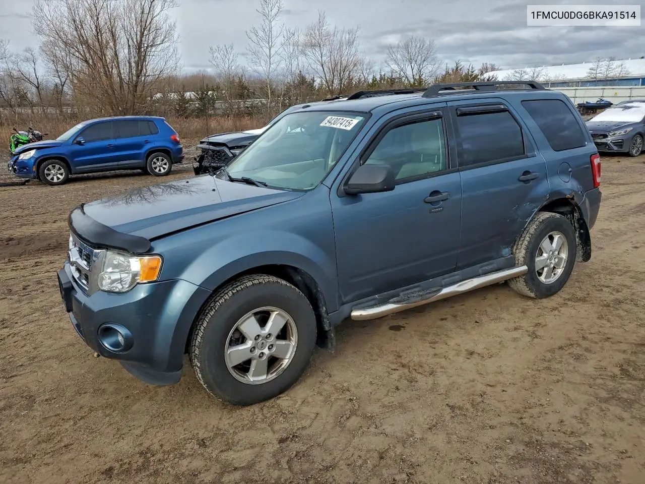 1FMCU0DG6BKA91514 2011 Ford Escape Xlt