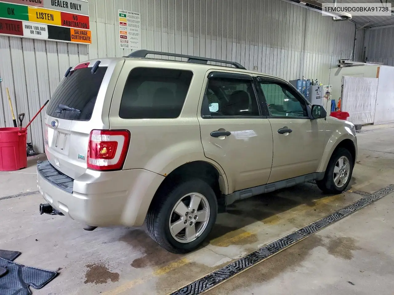 1FMCU9DG0BKA91738 2011 Ford Escape Xlt