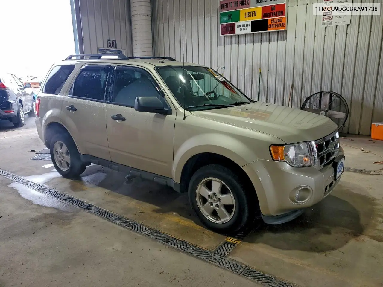 1FMCU9DG0BKA91738 2011 Ford Escape Xlt