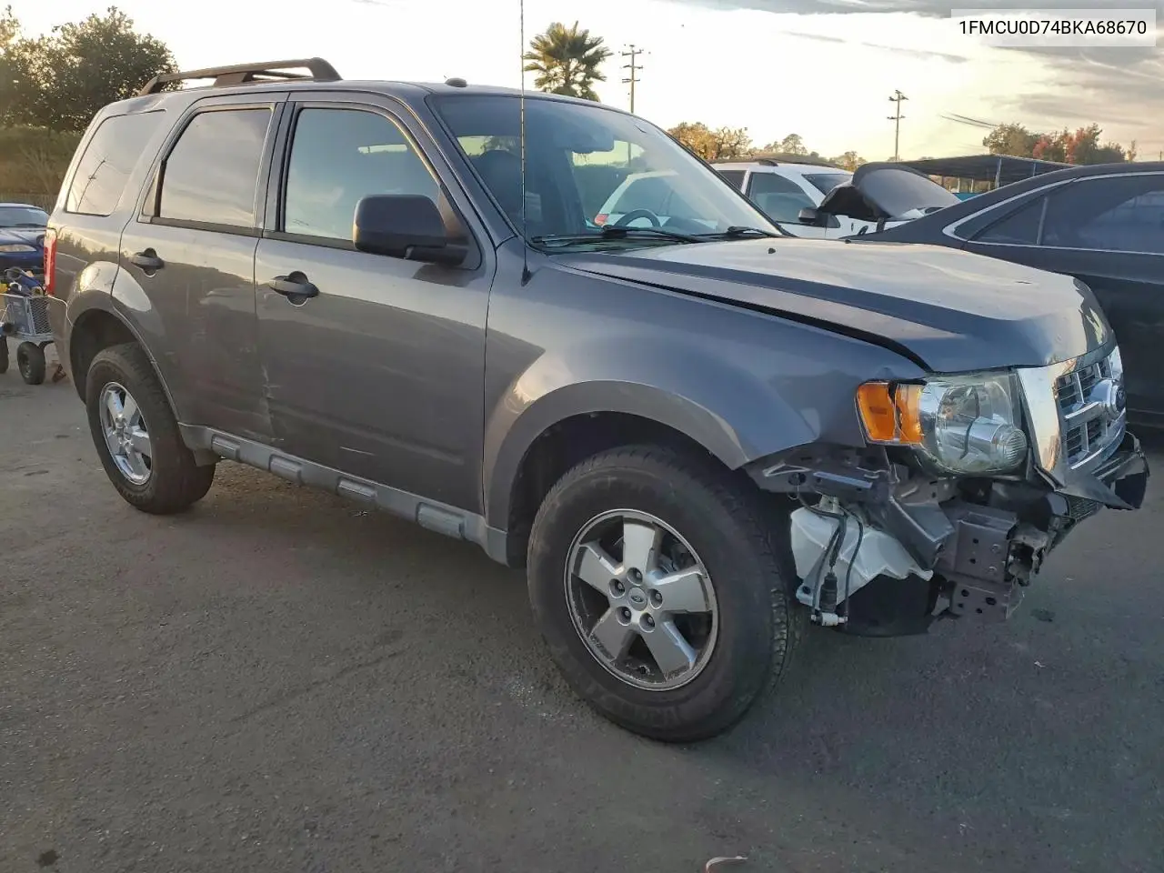 1FMCU0D74BKA68670 2011 Ford Escape Xlt