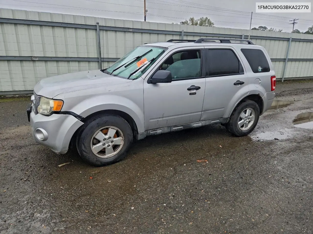 1FMCU9DG3BKA22770 2011 Ford Escape Xlt