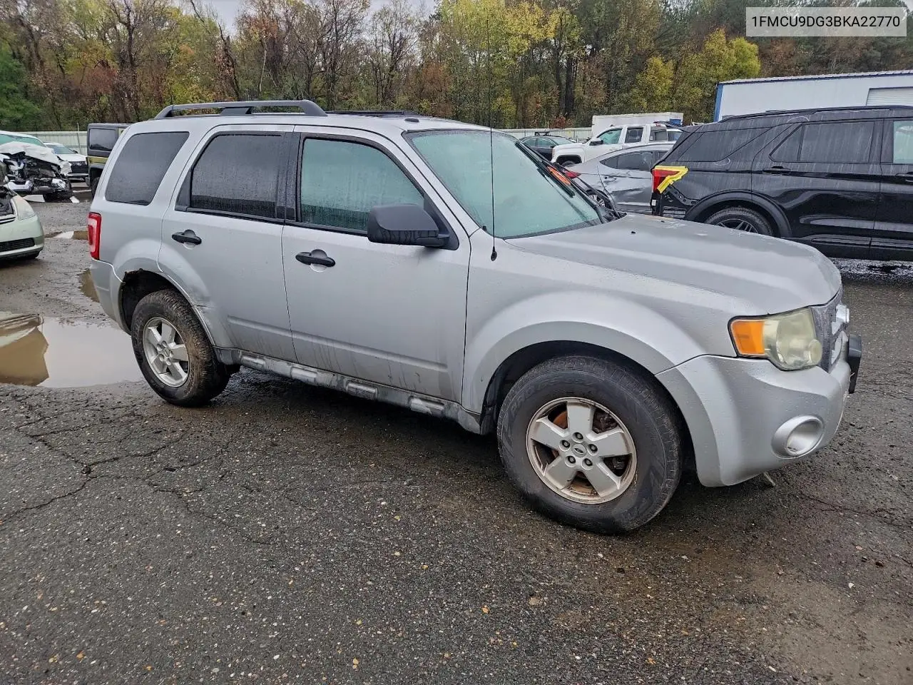 1FMCU9DG3BKA22770 2011 Ford Escape Xlt